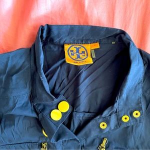 TORY BURCH navy blue Shirt Dress Sz 0-2